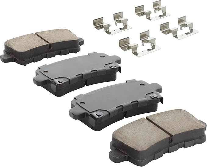 Premium Ceramic Rear Brake Pads Compatible - Image 2
