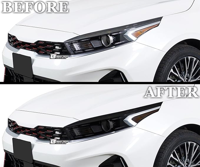 BOGAR TECH DESIGNS Full Headlight Head Light Tint Kit Compatible - Image 3