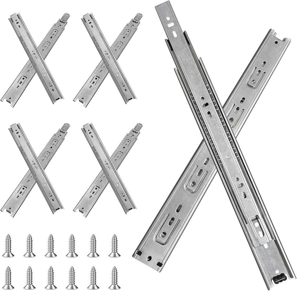 18 inch drawer slides 4 pairs (8pcs) full, main product view