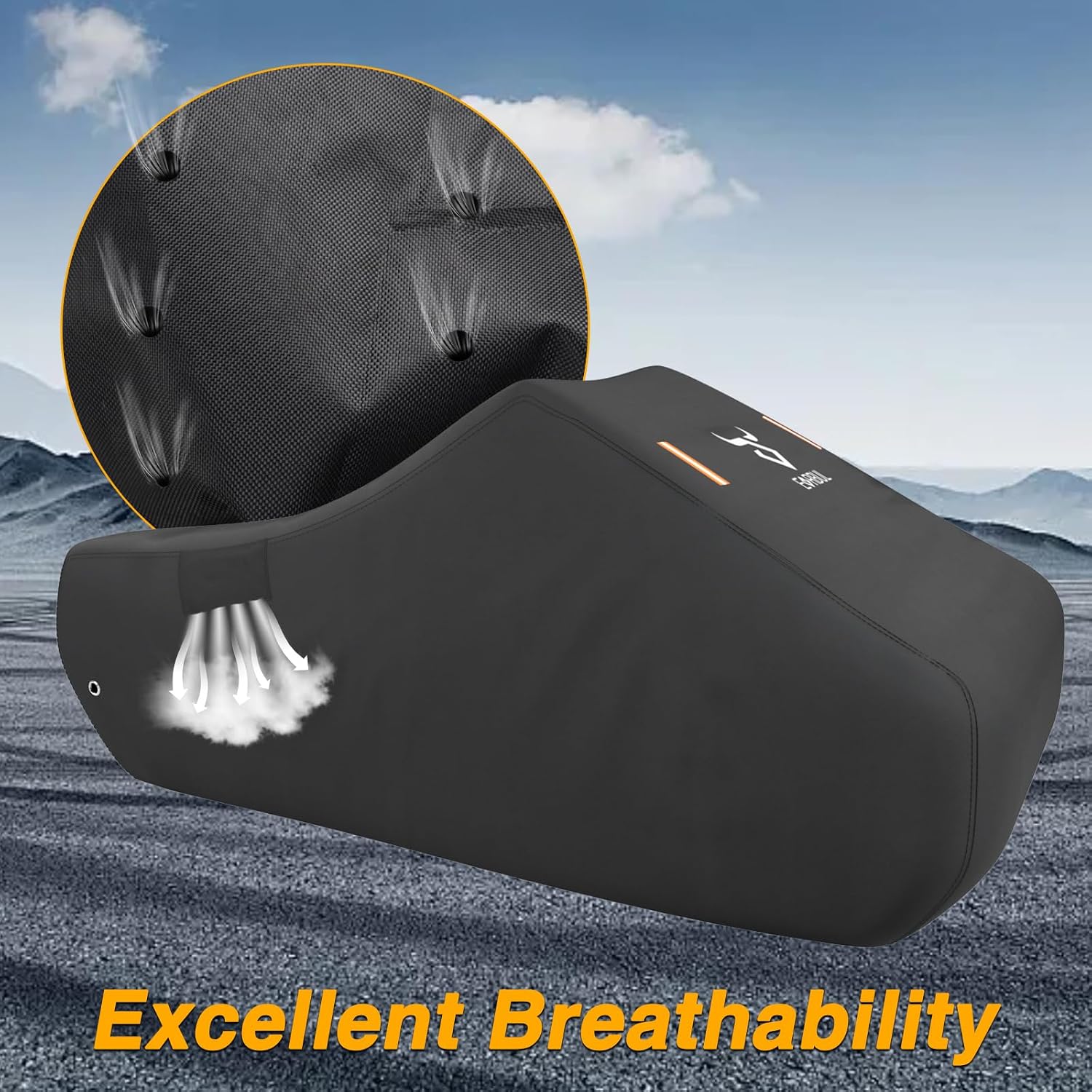 EVRBUL 3-Wheel Vehicles Cover Dustproof and Waterproof Full Motorcycle Cover Compatible with Can-Am Ryker 600 Ryker 900 Ryker Sport Ryker Rally Edition Fit up to 103"