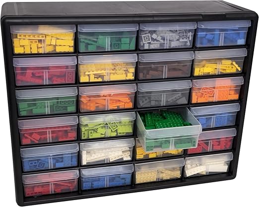 Akro-Mils 24-Drawer Plastic Drawer Storage Cabinet - Image 10