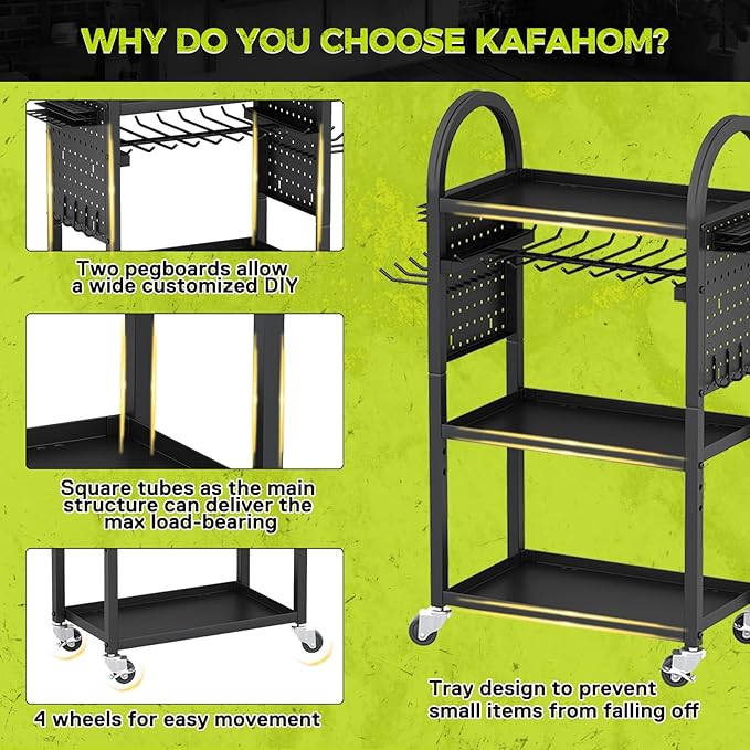 KAFAHOM Power Tool Organizer Cart - Image 5