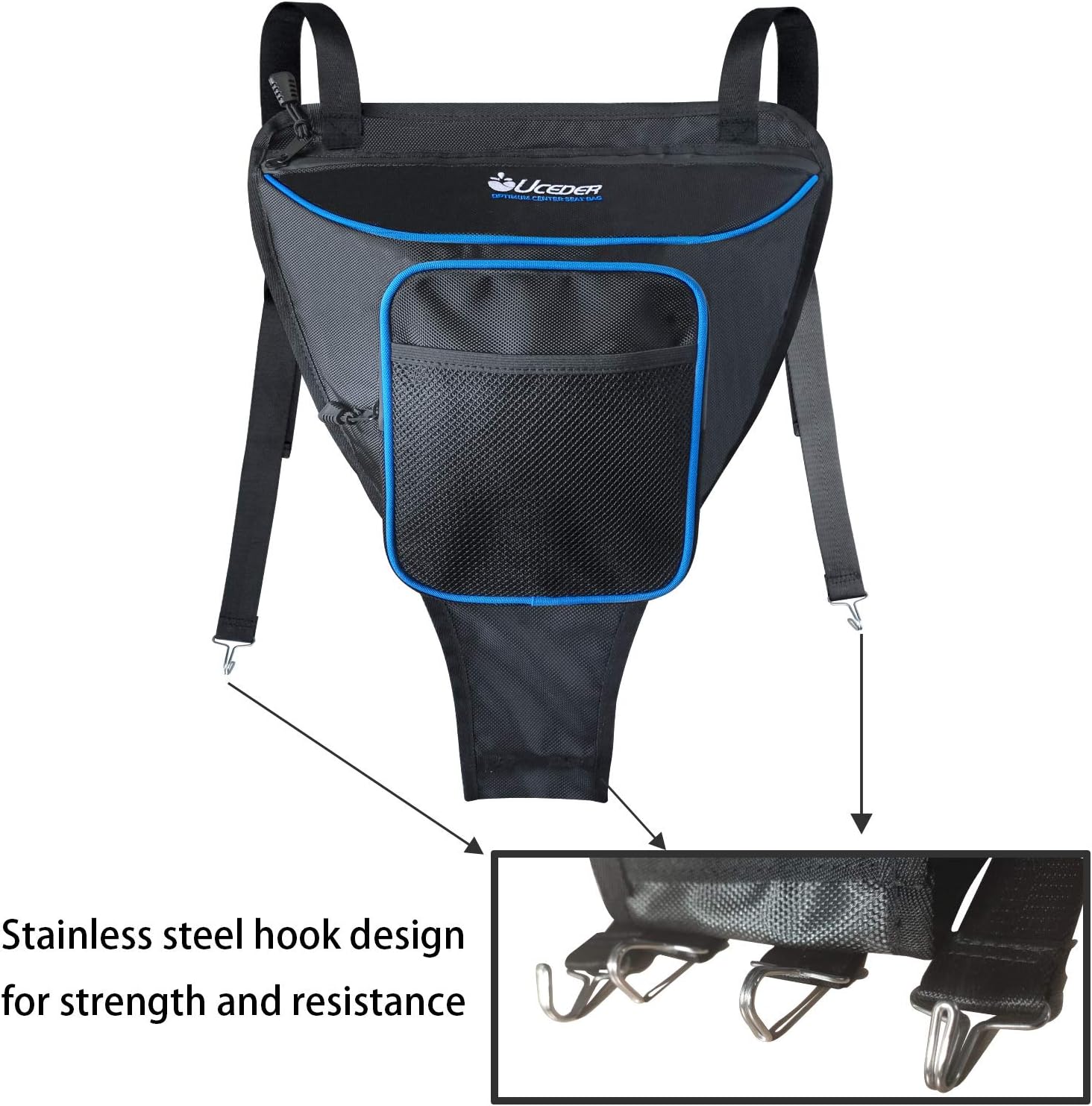 RZR Storage Bag,Center Seat Storage Bag,Universal RZR Accessories fits for Polaris Razor 570 800 S 900 1000 XP (Black)