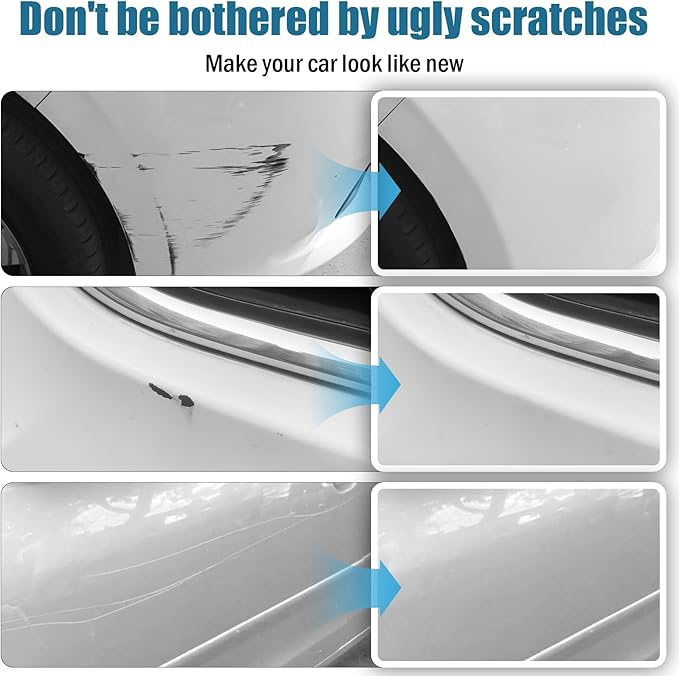 White Car Paint Touch Up, Car Paint Scratch Repair Pen, Color Accurate - Image 2