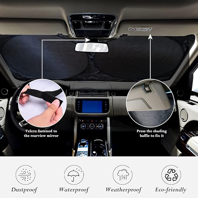 for GLC300 Windshield Sun Shade Foldable Sunshade - Image 6