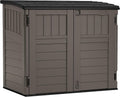 suncast 34 cu ft horizontal storage shed, resin, main product view