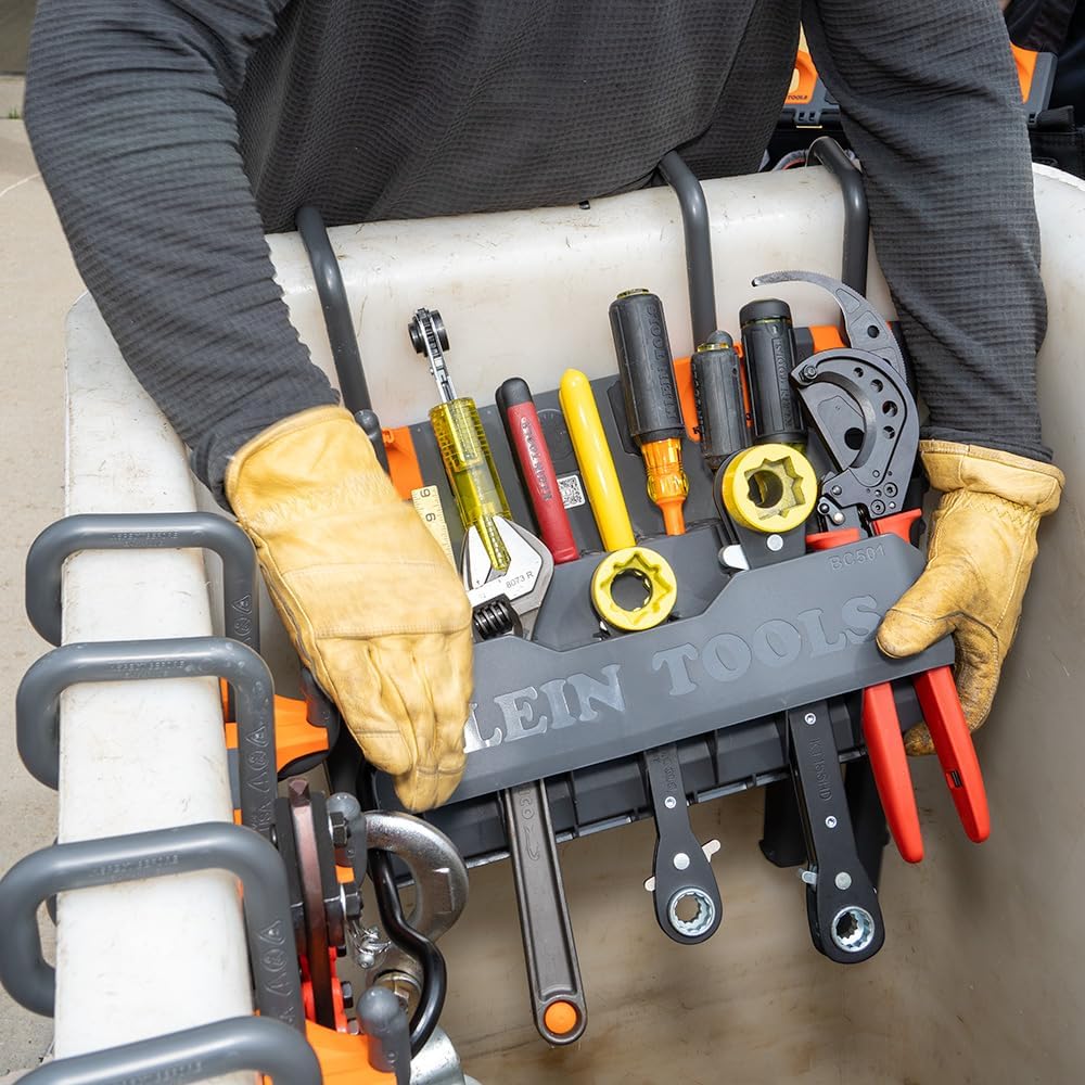 klein tools bc501s s-hook hard tool storage module, side view