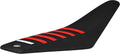 Enjoy Mfg Seat Cover - Compatible with Arctic Leopard XE PRO eMoto Bike_#533 (All Black with Red Ribs)
