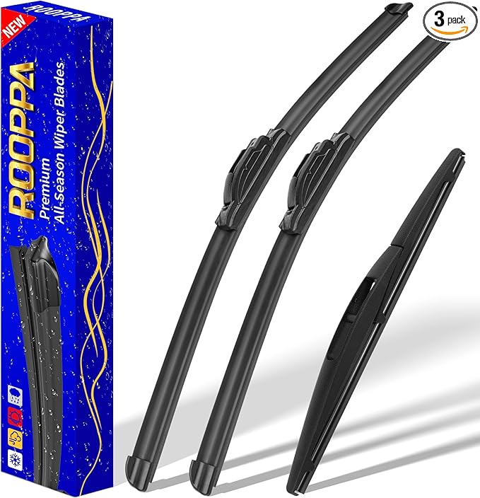 3 wipers Replacement for 2016-2020 2021 2022 Honda HRV HR-V, Windshield Wiper by ROOPPA