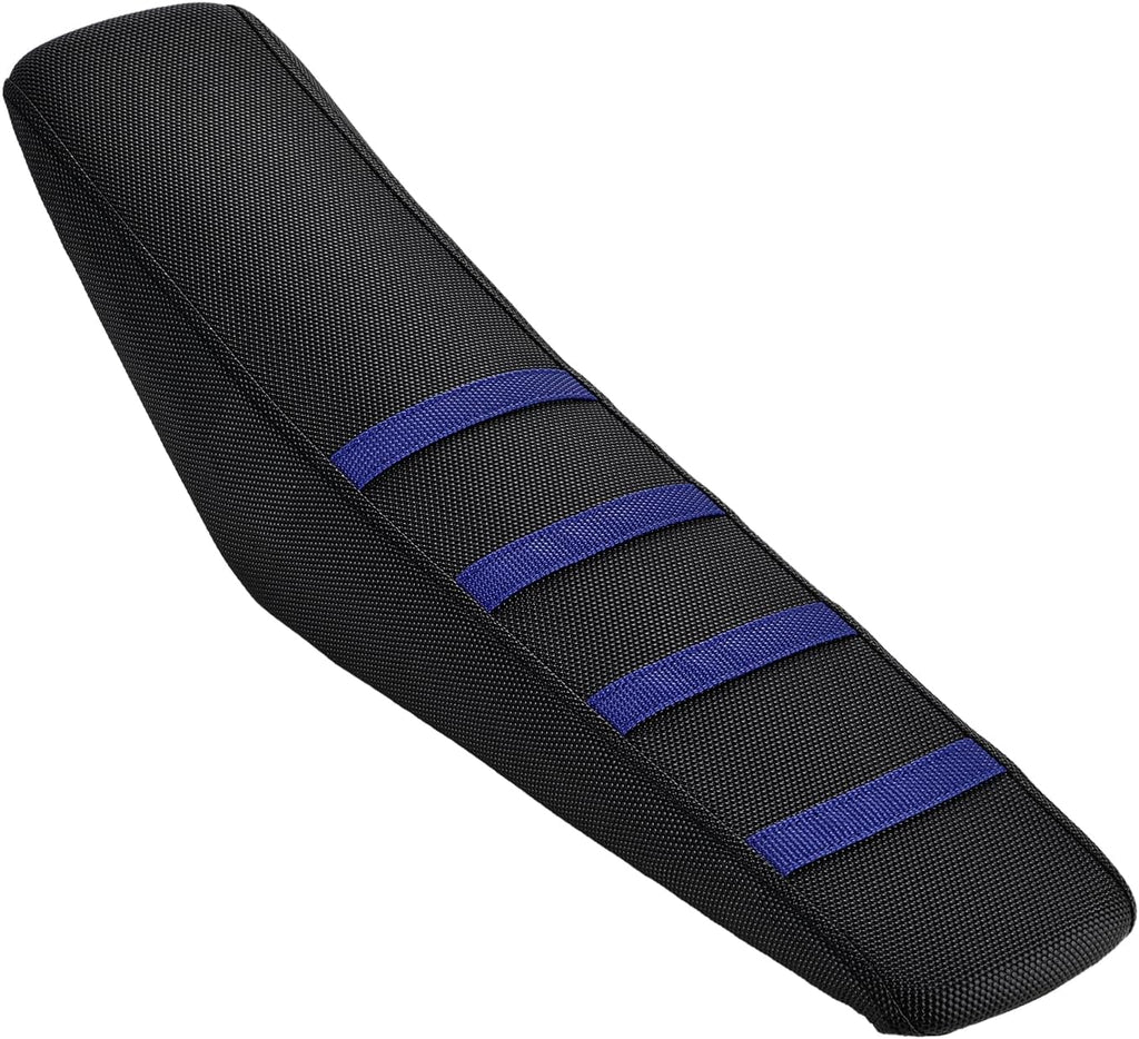 CHANGCHENG Electric Dirt Bike Seat Cover for Yozma IN10,Waterproof Anti-Slip PVC Seat Cushion Cover for Electric Bike Yozma in 10-Blue Stripe