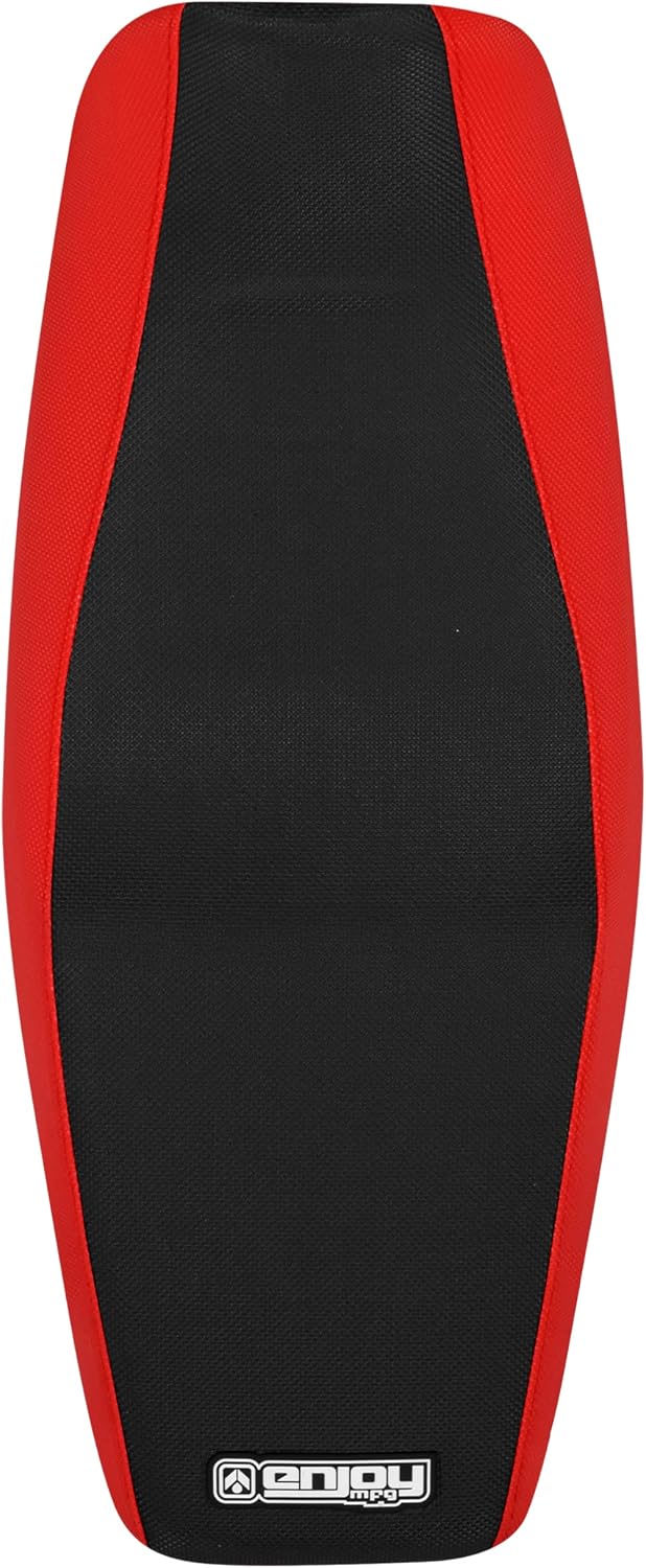 Enjoy Mfg Seat Cover - Compatible with Honda 2023-2025 XR 150L_#544 (Red Sides/Black top Standard)