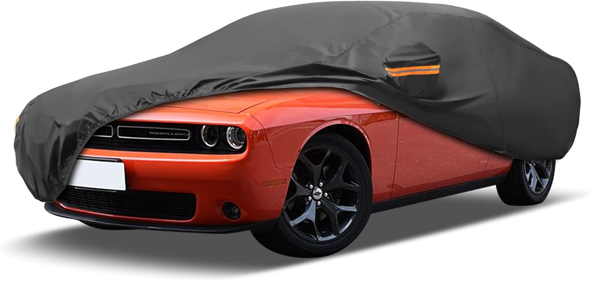 MORNYRAY Compatible with Dodge Challenger, Car Cover Outdoor Waterproof Sun