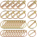 Glarks 30Pcs Heavy Duty Lynch Pin Assortment Kit for Farm Tractors Trailers Trucks Mowers
