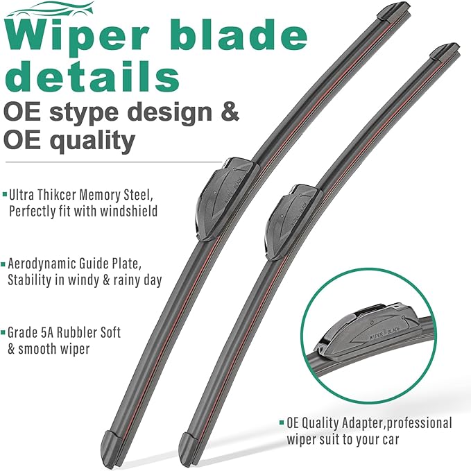 26" 16" 10" Windshield Wiper Blades Replacement - Image 3