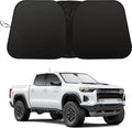 Windshield Sun Shade for Chevrolet Colorado 2023 2024 2025 2026, Foldable Front Windshield Sunshade Protector Block UV Rays for Chevy Colorado Accessories-Keep Your Vehicle Cooler
