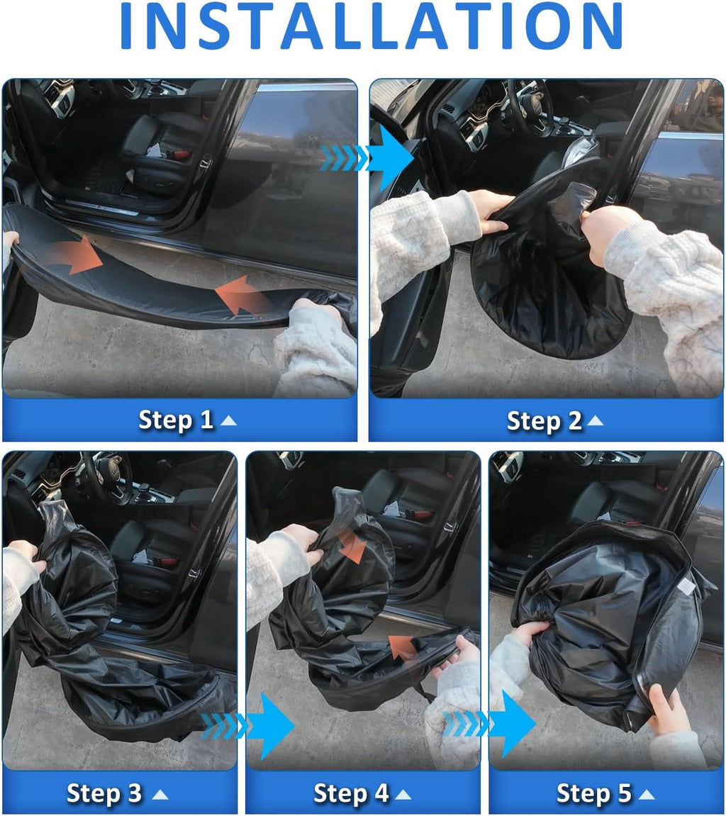 Windshield Sun Shade for 2011-2021 Jeep Grand Cherokee Accessories, Car Front Window Sun Visor Protector & Heat Shield | 240T Sunshade Protection Blocks UV Rays Keep Your Car Cooler