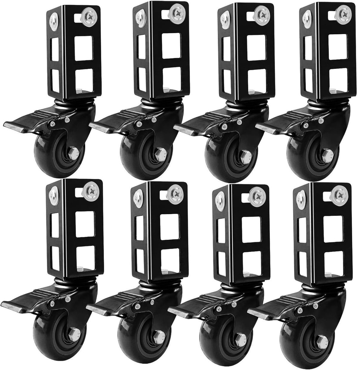 storage rack caster wheels,3" heavy duty locking caster, main product view