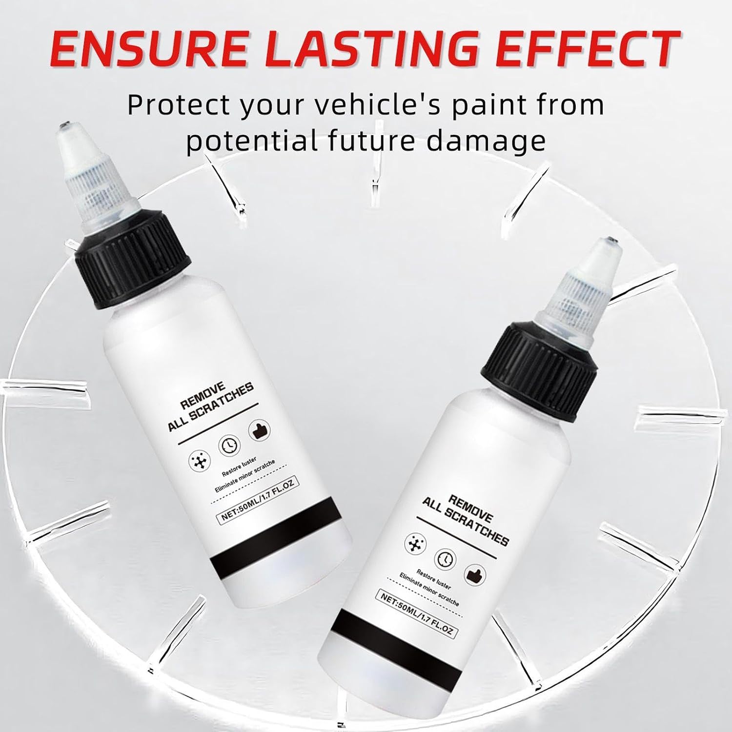 Car Scratch Repair Cream - 50ml Compact Automotive Maintenance Paste | Vehicles Paint Repair Cream | for Vehicle Trailer RV Truck Automotive Sedan