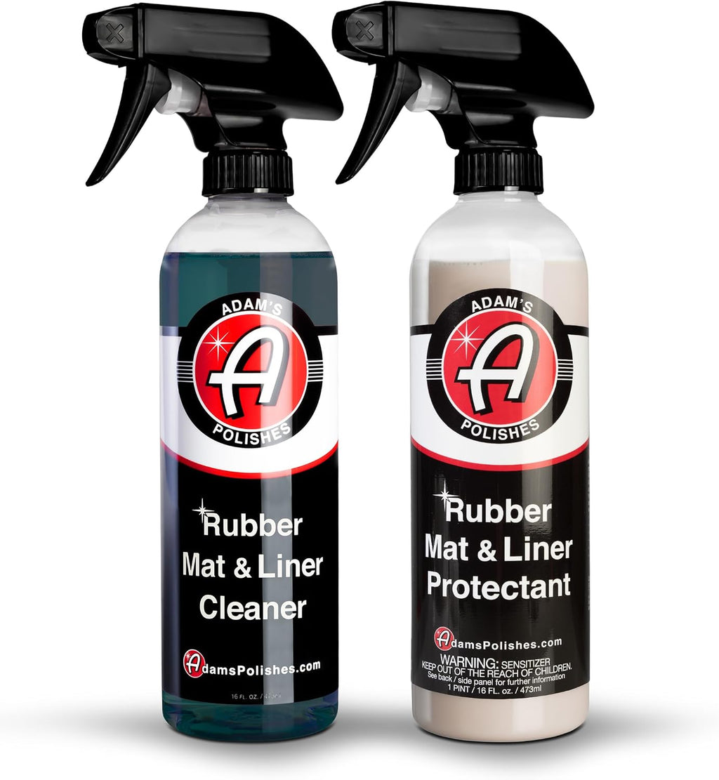 Adam's Polishes Rubber Mat & Liner Protectant (Cleaner & Protectant Combo)