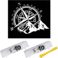 No Fade Car Door Lights Logo Compatible with Nissan, LED Welcome Lights Accessories for Altima Maxima Armada Titan Quest Pathfinder TERRA