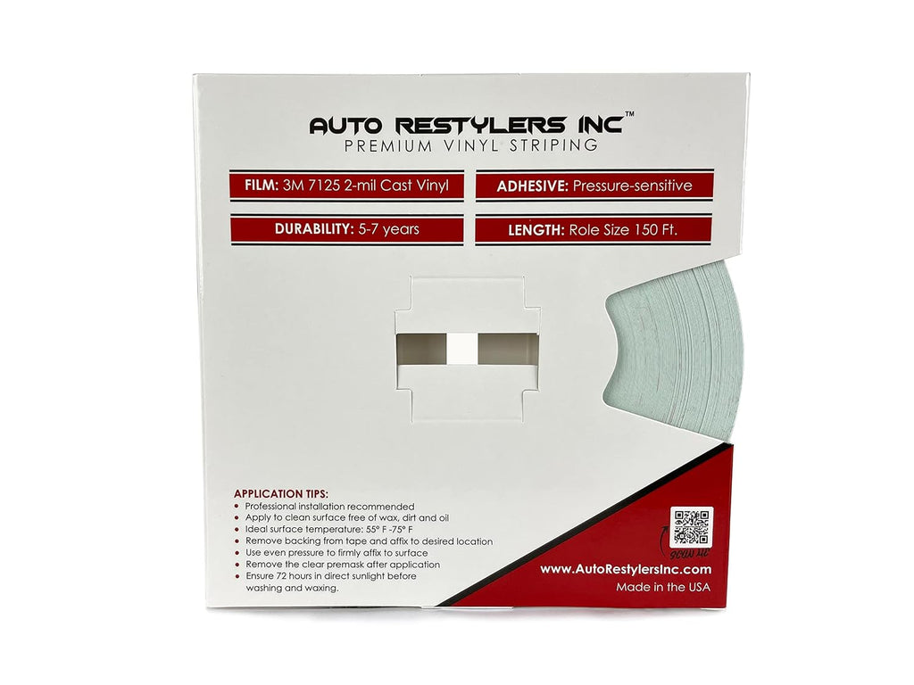 3M 1/4" x 150' Automotive Vinyl Pinstriping Tape (Tomato Red)