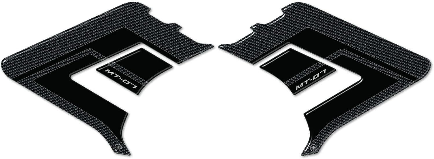 labelbike - 3D Stickers Motorcycle Fuel Tank Sides Protection and Decoration in Resin Compatible with Yamaha MT-07 from 2021-2024