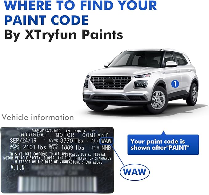 Phantom Black/Twilight Black Touch Up Paint Compatible - Image 7