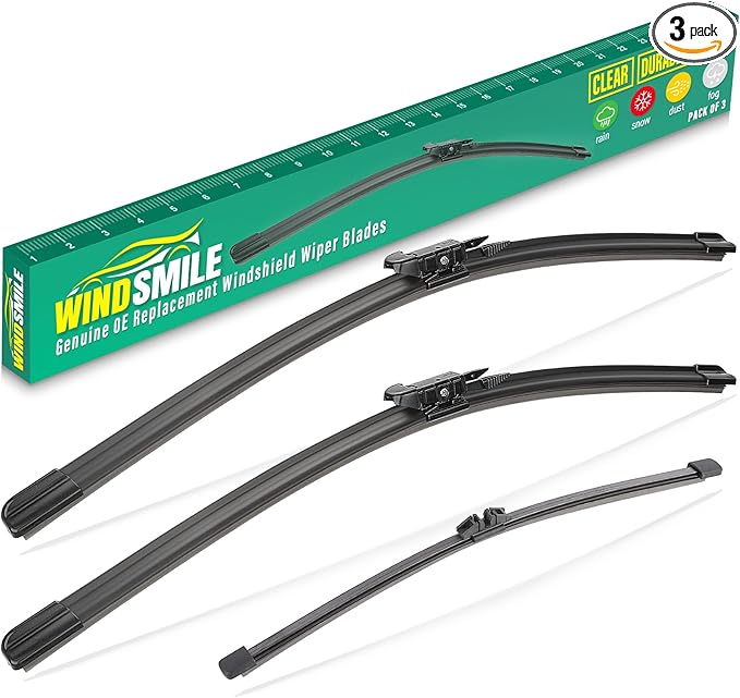 28" 28" 15" Windshield Wiper Blades Replacement by WINDSMILE