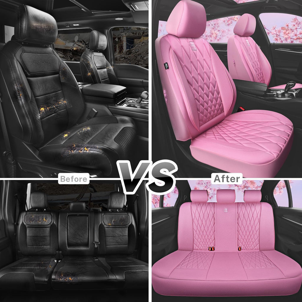 car pass 5 seats piping luxury leather seat, package contents