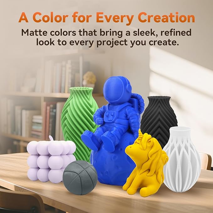 FLASHFORGE PLA Filament 1.75mm +/- 0.02mm, Matte Green 3D Printer Filament 1kg - Image 3
