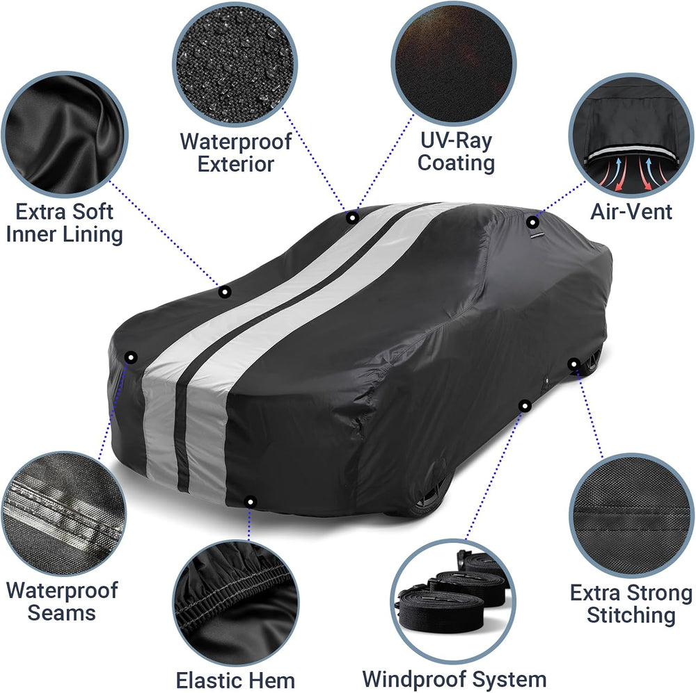 iCarCover Car Cover All Weather for 1949-1952 Chevy Styleline Deluxe Wagon