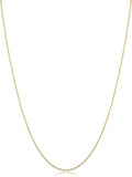 kooljewelry solid 10k yellow gold rope chain necklace, main product view