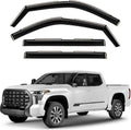 Window Deflectors Smoke Tinted In-Channel Side Window Vent Visor Deflectors