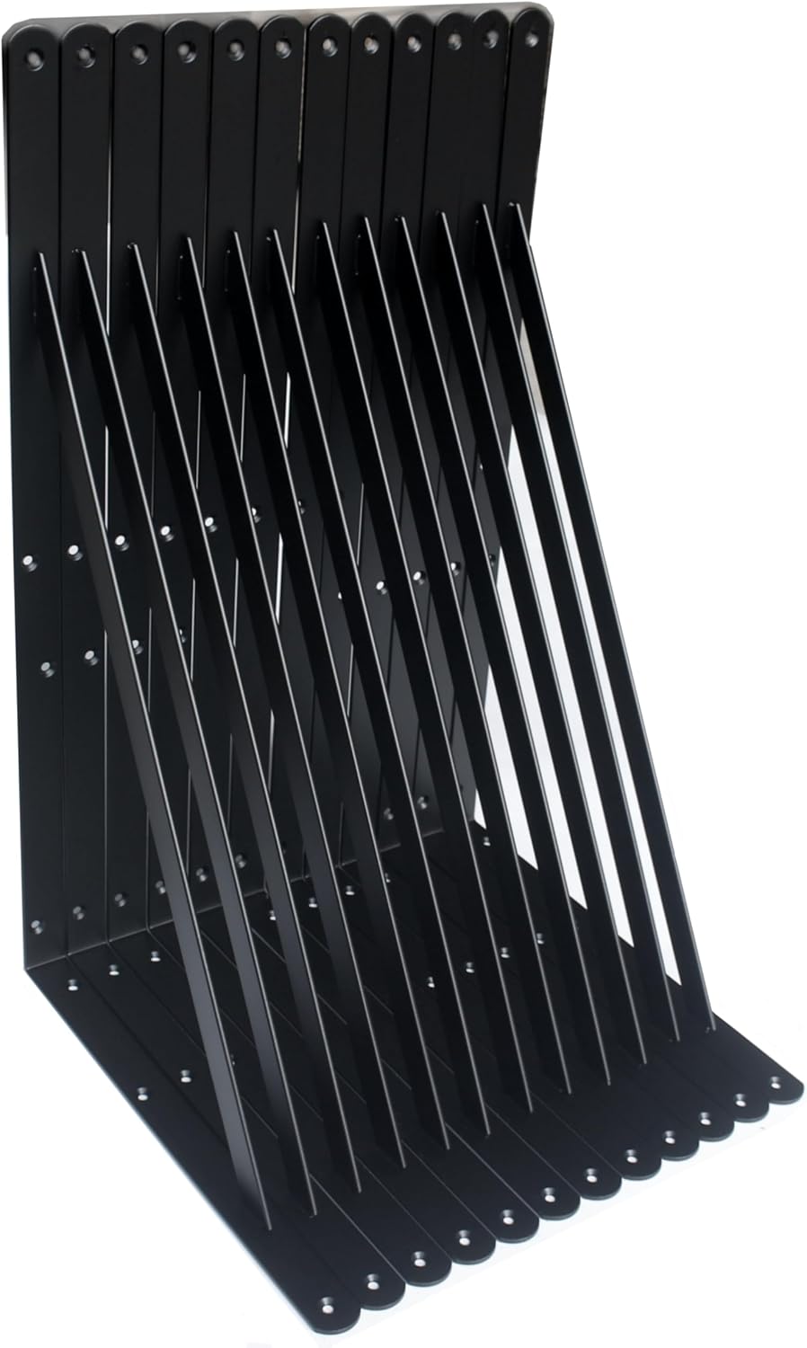 l20 x h 12" black heavy duty shelf, main product view