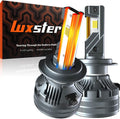 LUXSTER | Punisher H7 LED Bulbs, 40000LM Ultra Bright, Triple Copper Pipes