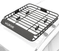 WILDROAD Roof Rack Cargo Basket, Upgraded 4” Fence Car Roof Basket by WILDROAD