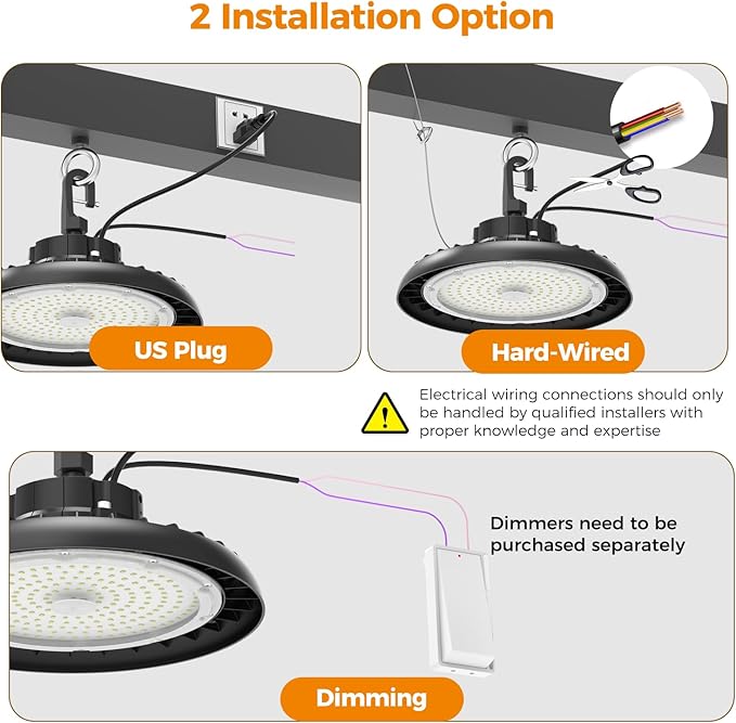 High Bay Lights LED UFO Light 240W LED Shop Lights 6000K IP65 Commercial Bay - Image 6