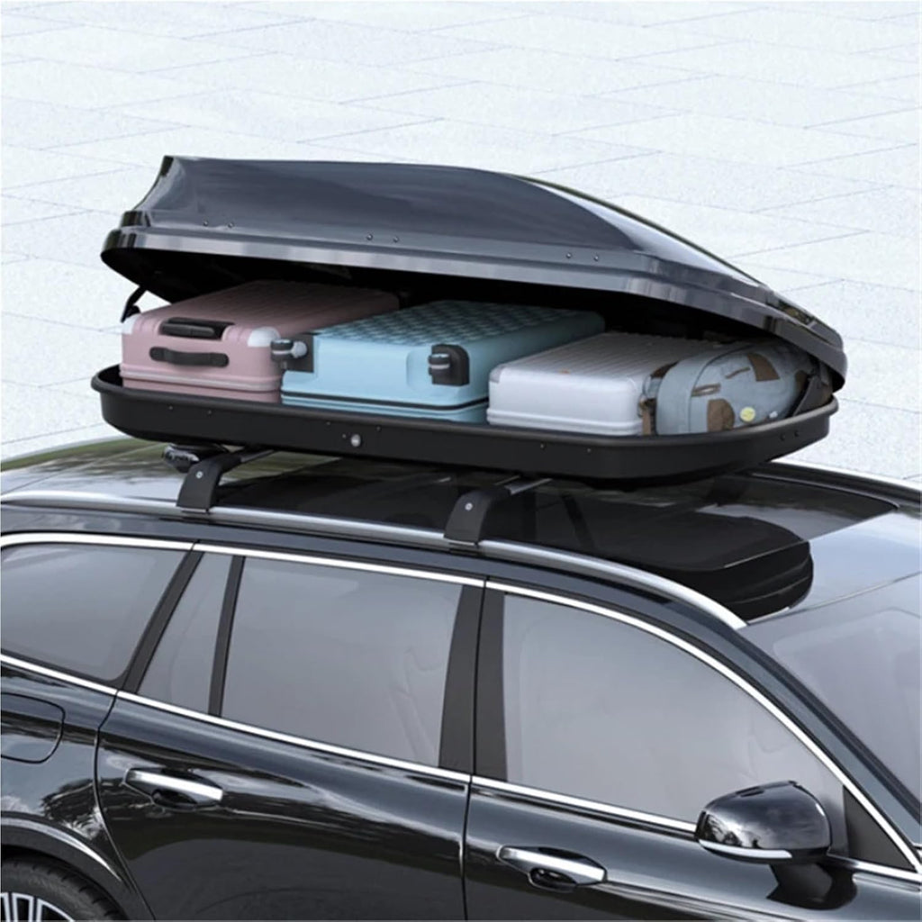 Universal Car Roof Top Cargo Box 500L 550L 580L Large Capacity Luggage for SUV Travel Camping Waterproof Storage(550L White)