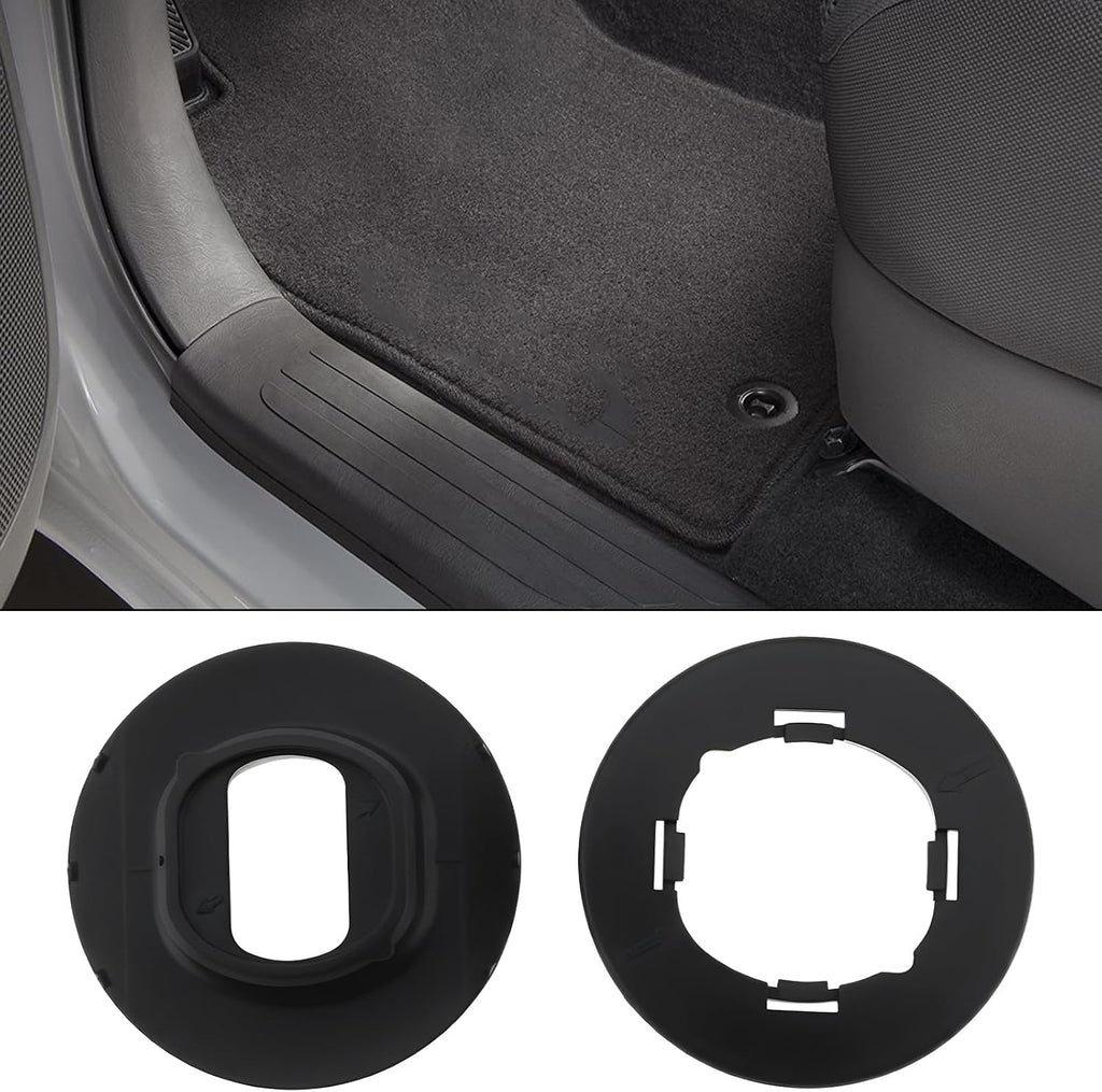 4X Car Floor Mat Fastening Non-Slip Snap Buckles Compatible with Toyota Car Carpet, Black