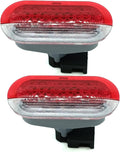 Generic 2PCS 1J0 947 413 Interior Courtesy Door Panel Lamp Halogen Light Warming Lamps 1J0949105A Fits for VW