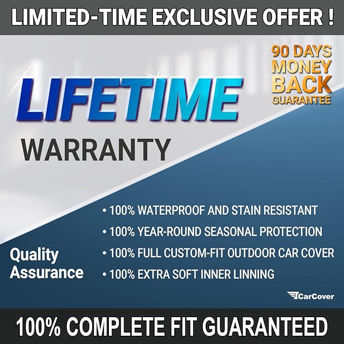 iCarCover Premium Car Cover for 2003-2005 Pontiac Sunfire 2-Door, 4-Door Heavy - Image 3