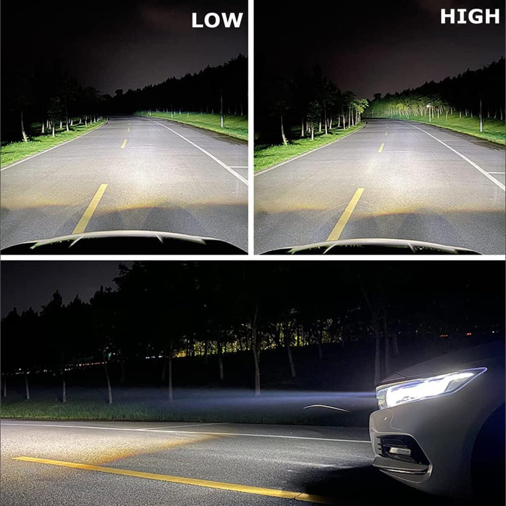 3.0 Inch Bi Projector Lens Retrofit Kit-110W 20,000LM 6000K White Focus Beam Clear Cut Off Line
