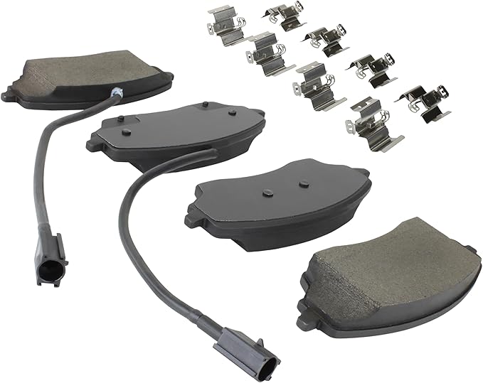 Premium Semi-Metallic Rear Brake Pads Compatible - Image 2