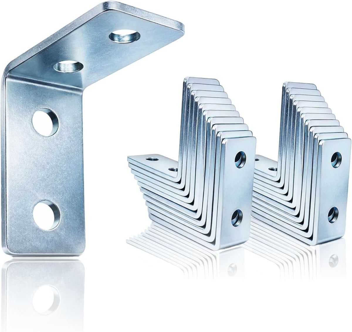heavy duty 4-hole l angle bracket for 1-5/8”, main product view