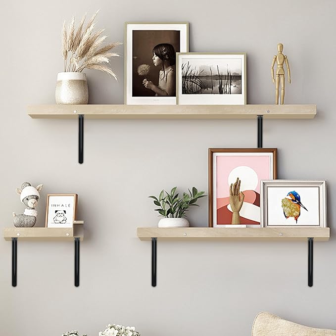 16 Pack L18 x H 12" Black Heavy Duty Shelf Brackets - Image 7