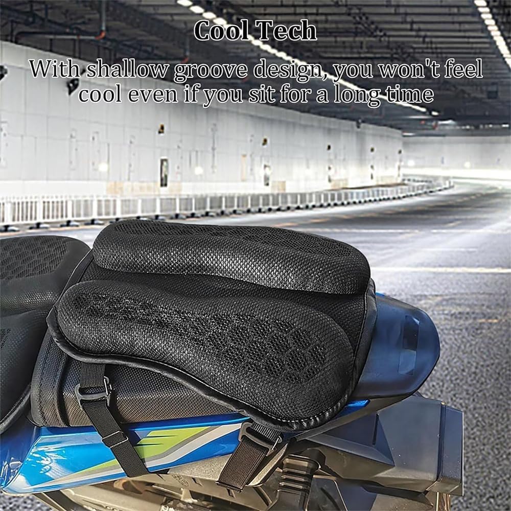 Motorcycle Seat Cushion for Triumph Speed Twin 1200 2019 2020 2021 2022 2023 2024 2025 2026 Seat Pad Cover Comfortable Waterproof Sunscreen Long Rides Accessories