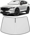 Windshield Sun Shade Compatible for Mazda CX5 CX-5 2017-2023 2024 2025 2026 Accessories Foldable Front Window Sunshade Sun Visor Protector Block UV Rays
