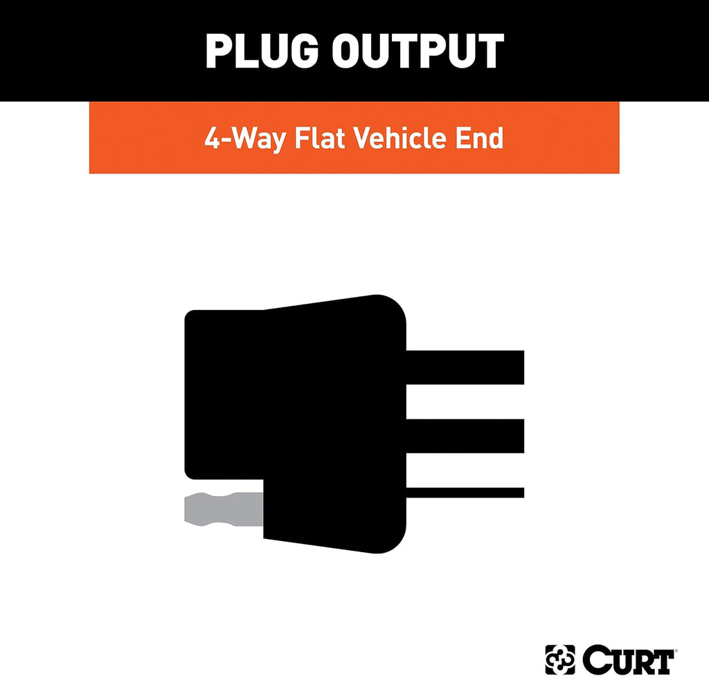 CURT 99308 Class 3 Trailer Hitch, 2-Inch Receiver, 4-Pin Wiring Harness, Select Subaru Outback