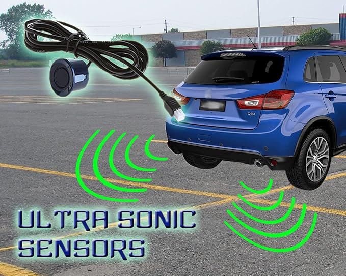ZONETECH Parking Sensors LED Display Car Reverse Backup Radar System - Image 8
