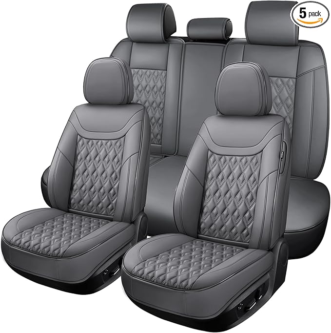 Car Seat Covers Full Set, Leather Seat Covers by COMFDRIVESEATCOVERS